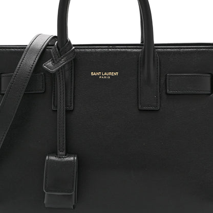 Saint Laurent Calfskin Nano Sac De Jour Black