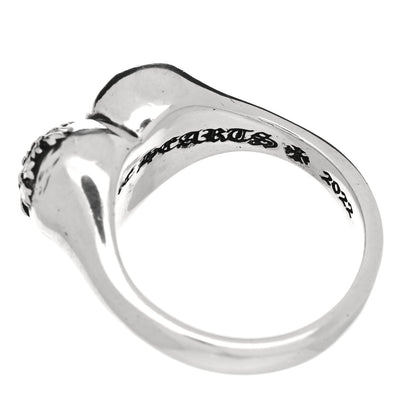 Chrome Hearts Sterling Silver RIP Heart Cemetery Ring 54 7