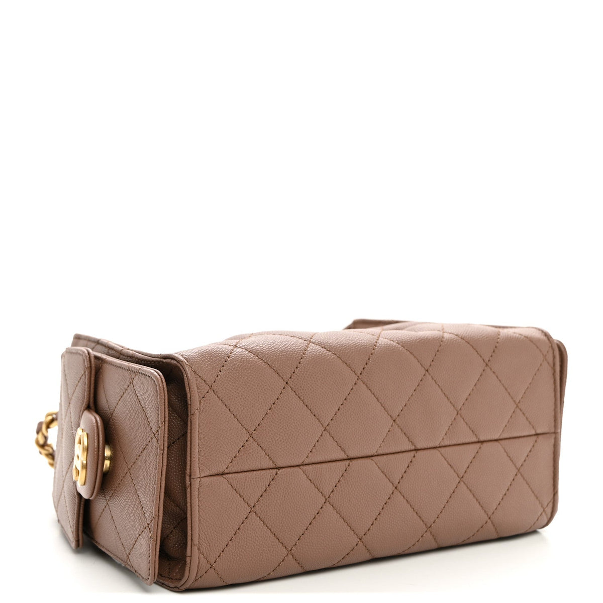 Chanel Caviar Quilted Mini Chanel 25 Handbag Brown