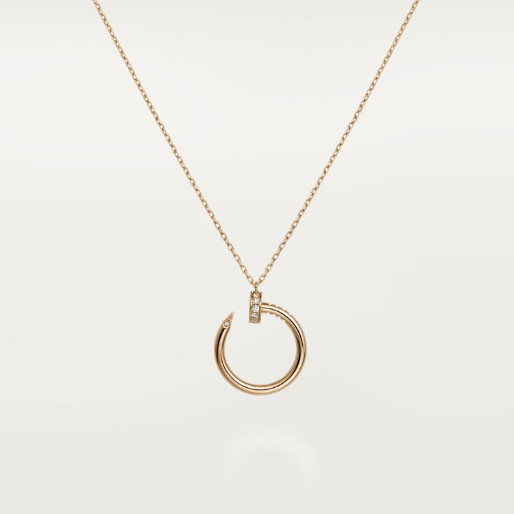 18K Gold Diamonds Cartier Juste un Clou Necklace