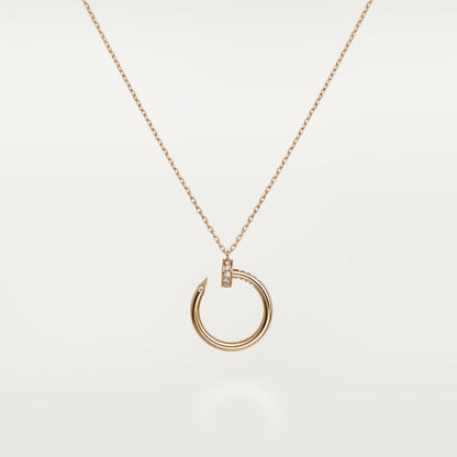 18K Gold Diamonds Cartier Juste un Clou Necklace