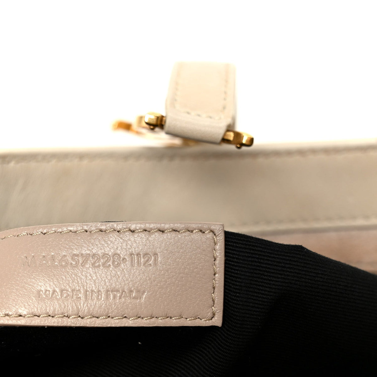 Saint Laurent Smooth Calfskin Le 5 A 7 Hobo Blanc Vintage