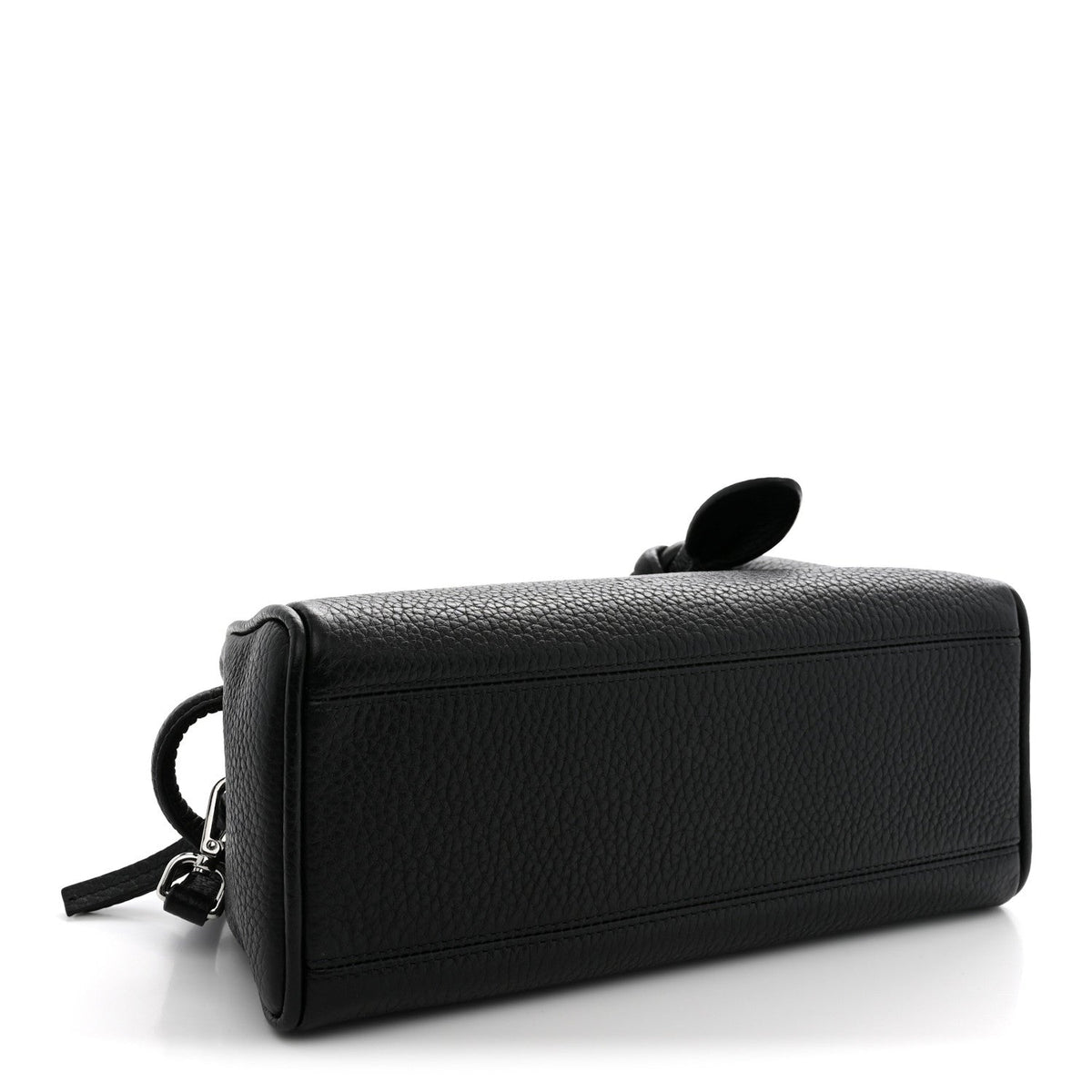 Jacquemus Grained Calfskin Le Petit Turismo Black