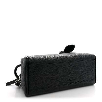 Jacquemus Grained Calfskin Le Petit Turismo Black