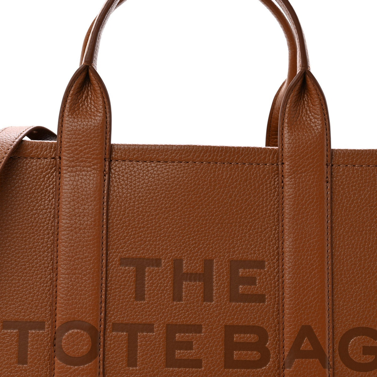 Marc Jacobs Grained Calfskin Medium The Tote Bag Argan Oil