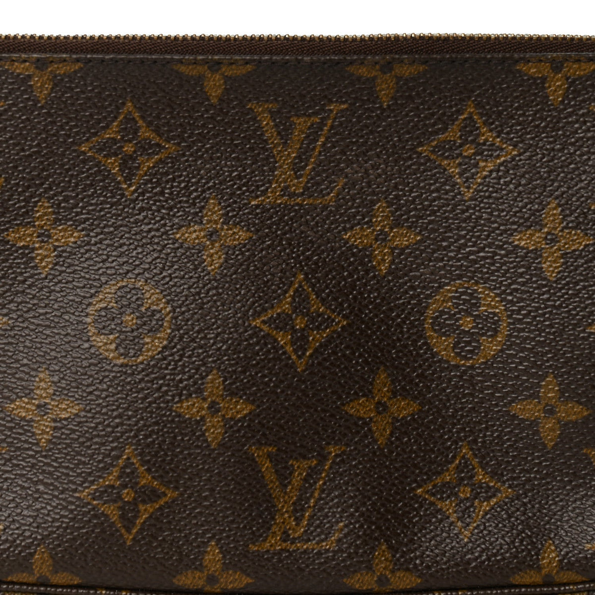 Louis Vuitton Monogram Pochette Accessories Bag Brown