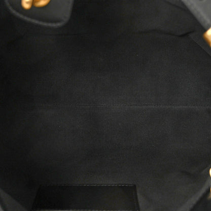 Chanel Calfskin Quilted Small Coco Base Shopping Bag Black 1819266