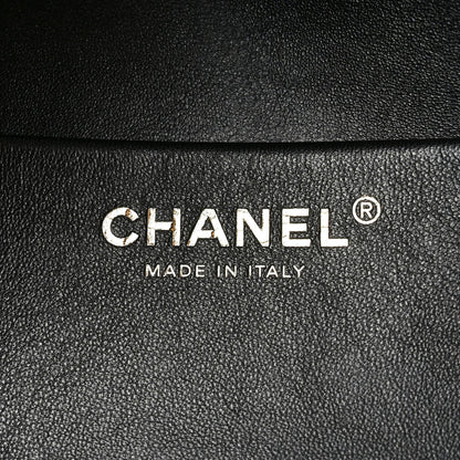 Chanel Suede Calfskin Small Souplissimo Maxi Flap Black