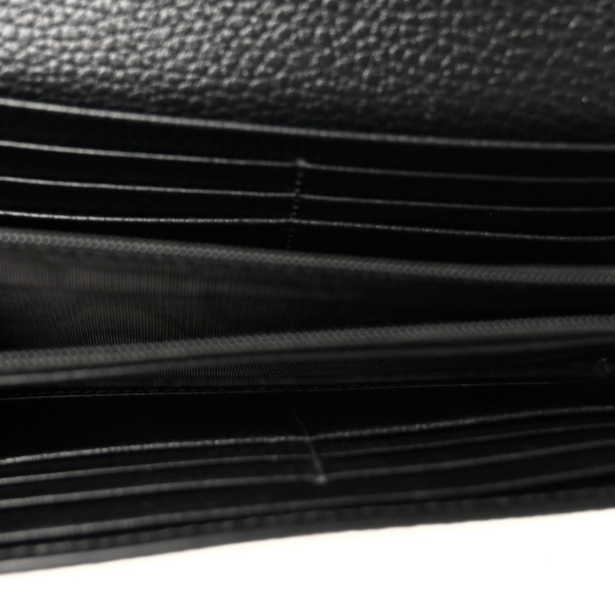 Gucci Dollar Calfskin GG Supreme Monogram Petite GG Marmont Chain Wallet