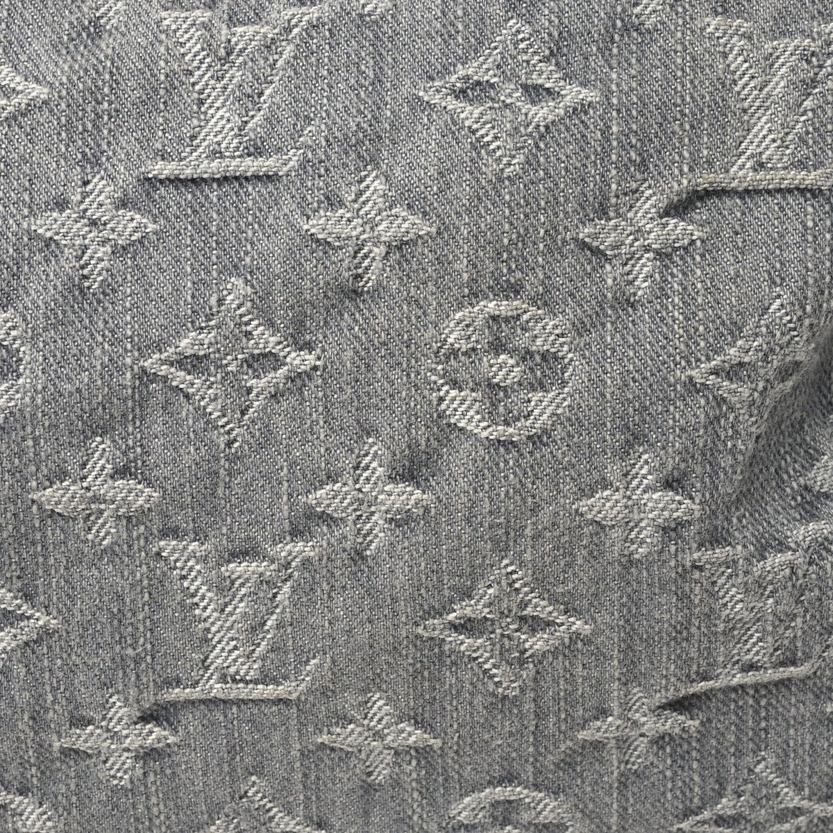Louis Vuitton Monogram Denim Speedy Soft 30 Washed Gray