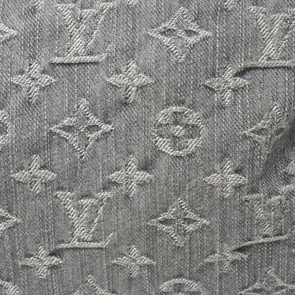 Louis Vuitton Monogram Denim Speedy Soft 30 Washed Gray