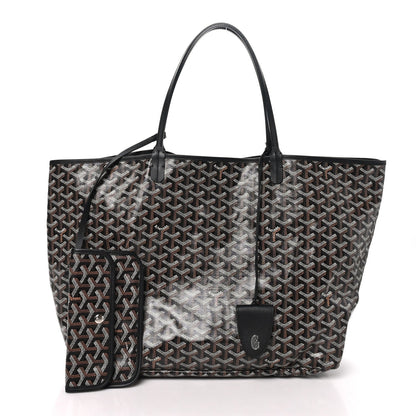 Goyard Goyardine Saint Louis GM Tote Bag Black