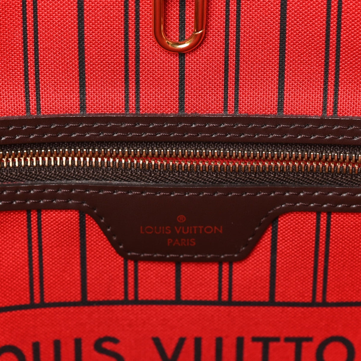 Louis Vuitton Damier Ebene Canvas Neo Neverfull MM Tote Bag Brown