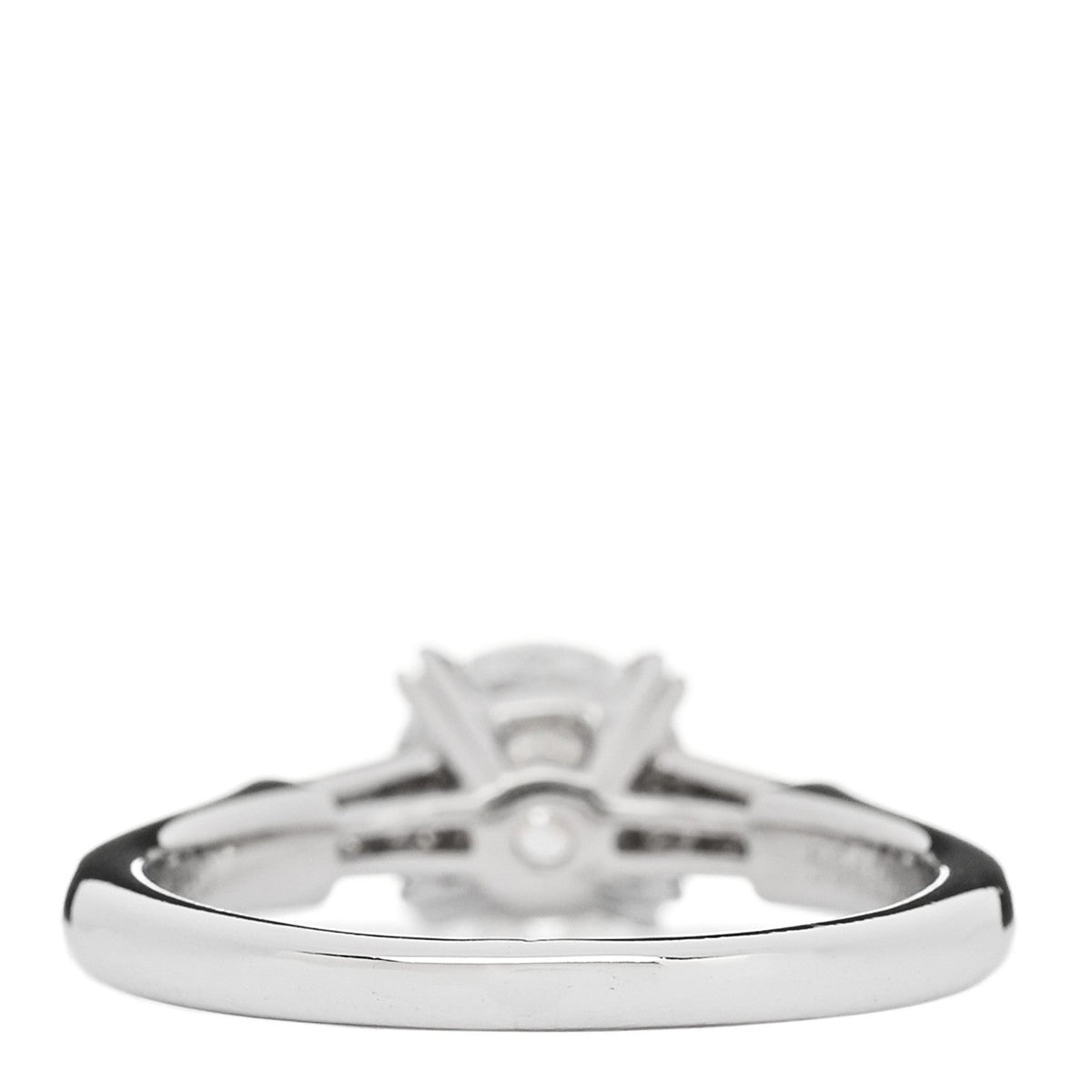 Harry Winston Platinum Diamond Classic Winston Engagement Ring 47 4