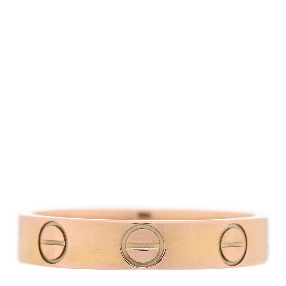 Cartier 18K Yellow Gold 3.5mm LOVE Wedding Band Ring 48 4.5