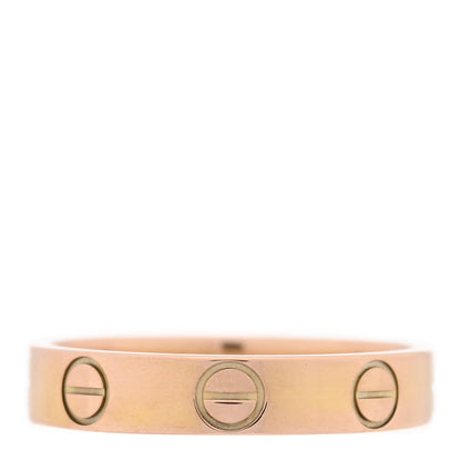 Cartier 18K Yellow Gold 3.5mm LOVE Wedding Band Ring 48 4.5