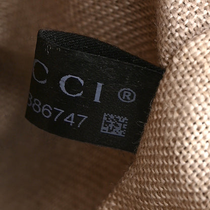Gucci Monogram Mini Bree Messenger Bag Beige Tabacco