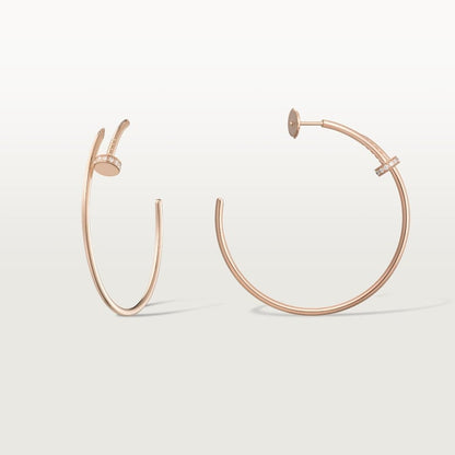 18K Rose Gold Diamonds Cartier Juste un Clou Earring