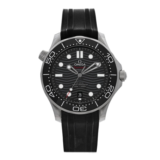 Omega Stainless Steel Rubber 42mm Seamaster Diver 300M Watch Black 210.32.42.20.01.001