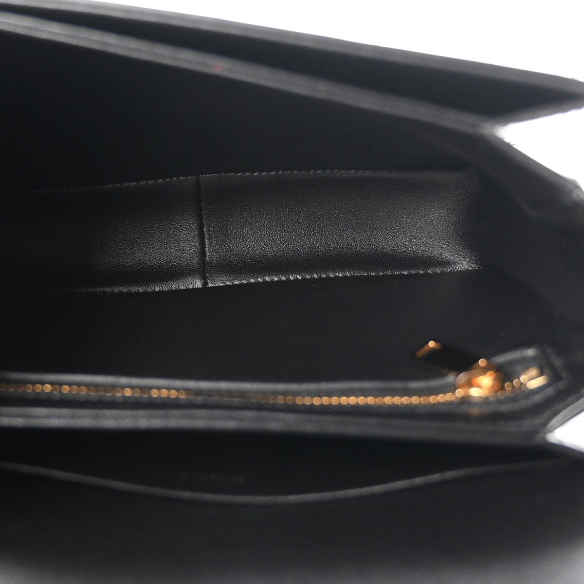 Celine Shiny Calfskin Teen Triomphe Black