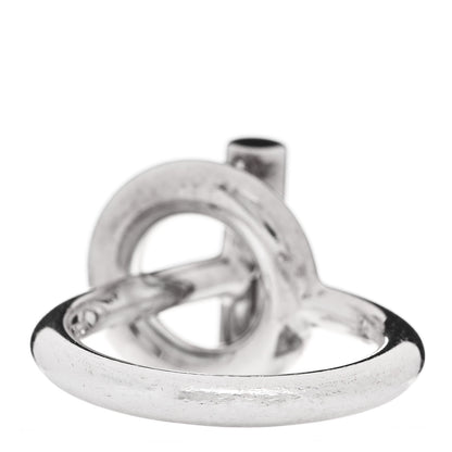 Hermes Sterling Silver GM Echappee Ring 53 6.5