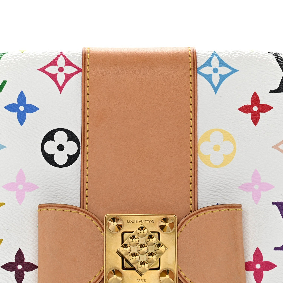 Louis Vuitton Monogram Multicolor Patti White