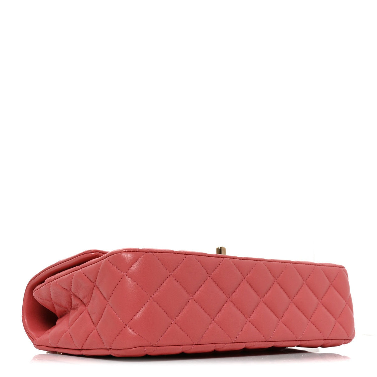 Chanel Lambskin Quilted Valentine Charms Medium Flap Bag Pink