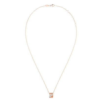 18K Gold Diamond Chaumet Liens Evidence Pendant