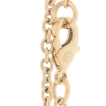Chanel Crystal Gripoix Clover Heart CC Friendship Necklace Set Gold Multicolor
