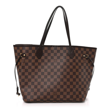 Louis Vuitton Damier Ebene Neo Neverfull MM Rose Ballerine