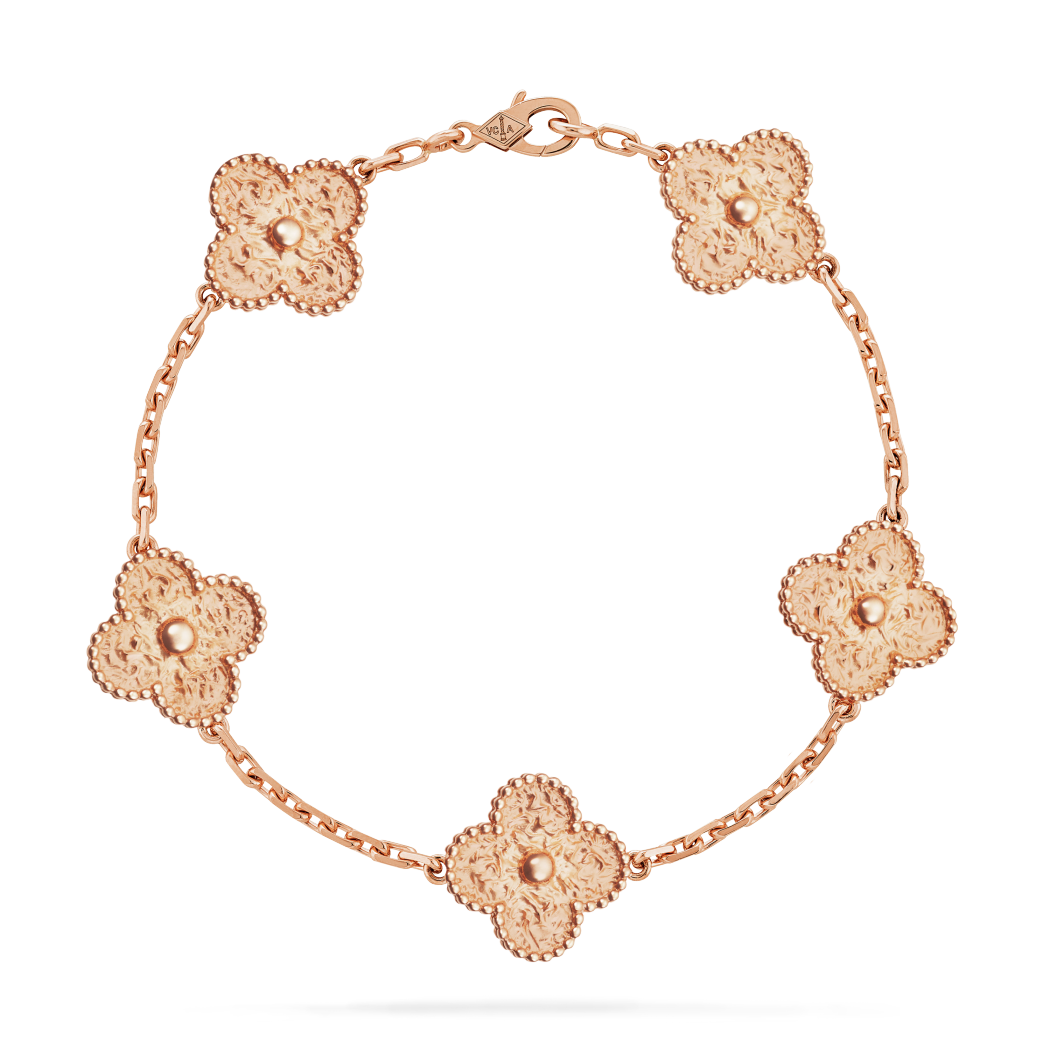 18K Gold Van Cleef & Arpels Vintage Alhambra Bracelet