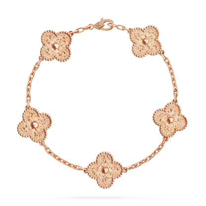 18K Gold Van Cleef & Arpels Vintage Alhambra Bracelet