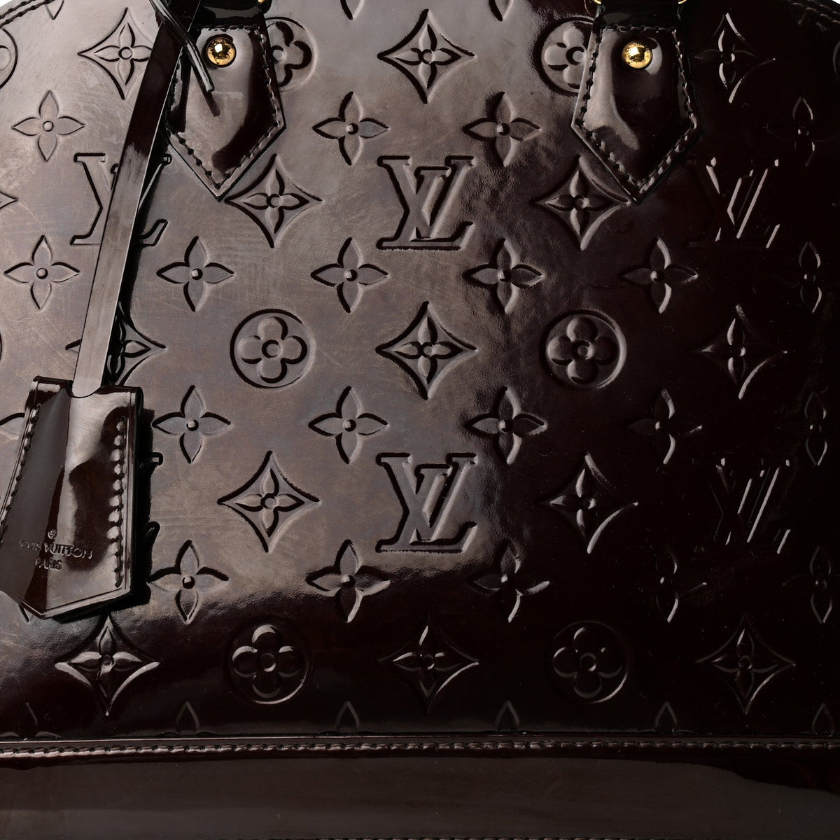 Louis Vuitton Vernis Alma PM Bag Amarante