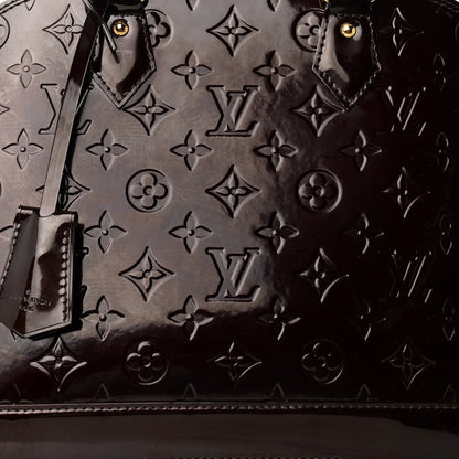 Louis Vuitton Vernis Alma PM Bag Amarante