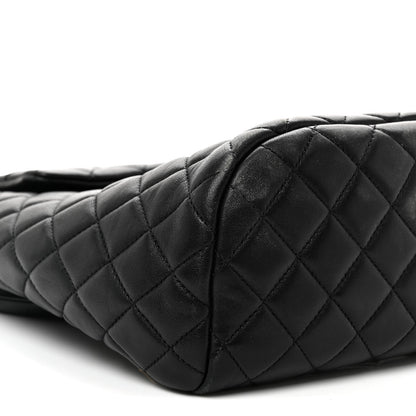 Chanel Lambskin Quilted Small Urban Spirit Backpack Black
