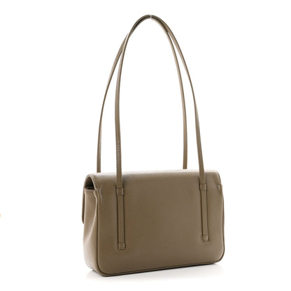 Chanel Shiny Caviar Preppy Coco Small Flap Bag Dark Khaki