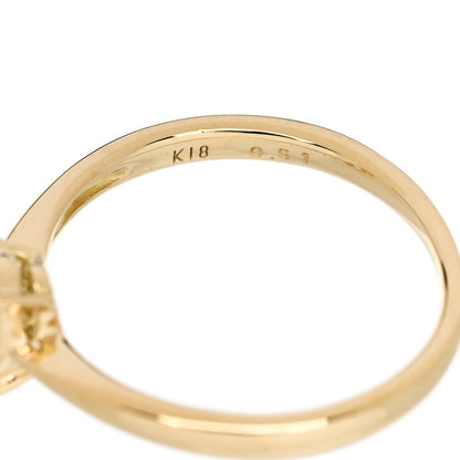 Parker & West 18K Yellow Gold Diamond .51ct Oval Cut Solitaire Ring 52 6