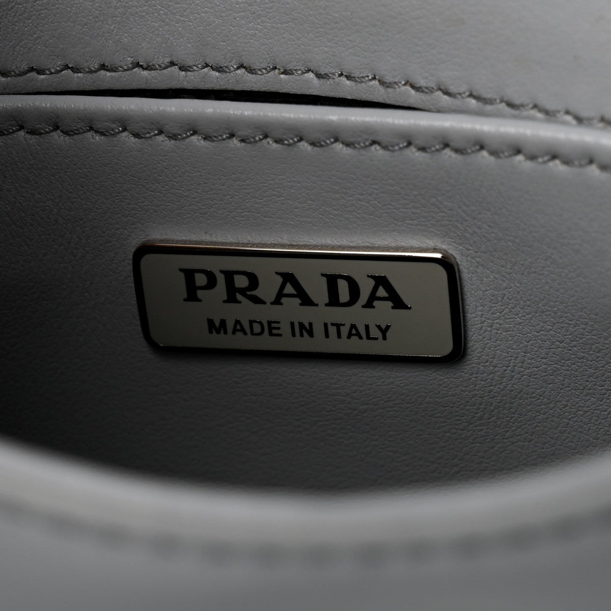 Prada Spazzolato Cleo Flap Shoulder Bag Fiordaliso