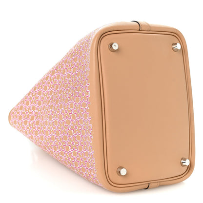 Hermès Swift Lucky Daisy Picotin Lock 18 PM Chai