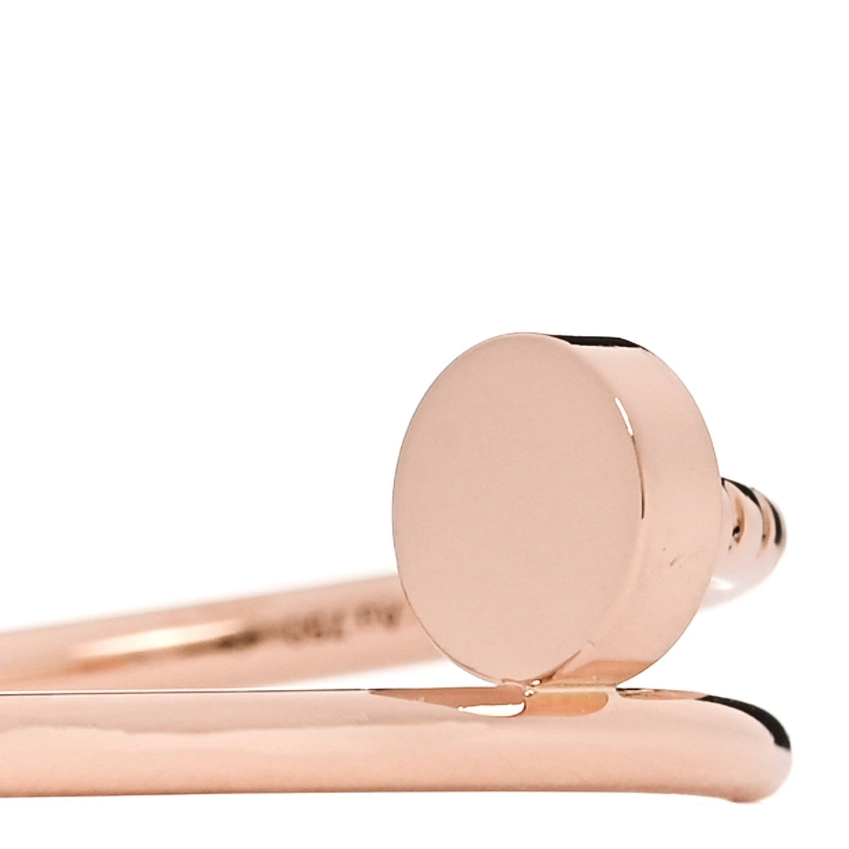 Cartier 18K Pink Gold Small Juste Un Clou Ring 50 5.25