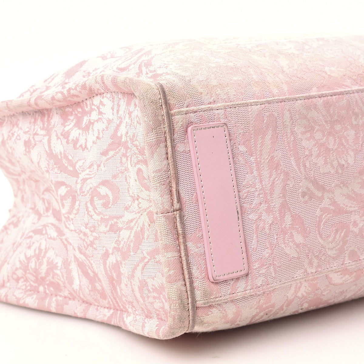 Versace Jacquard Barocco Print Medium Athena Tote Pink