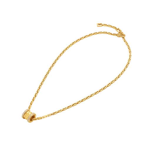 18K Yellow Gold Diamond B.zero1 Necklace