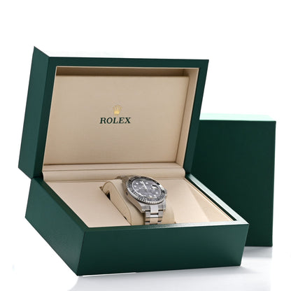 Rolex Stainless Steel 40mm GMT Master II Watch Black 126710GRNR