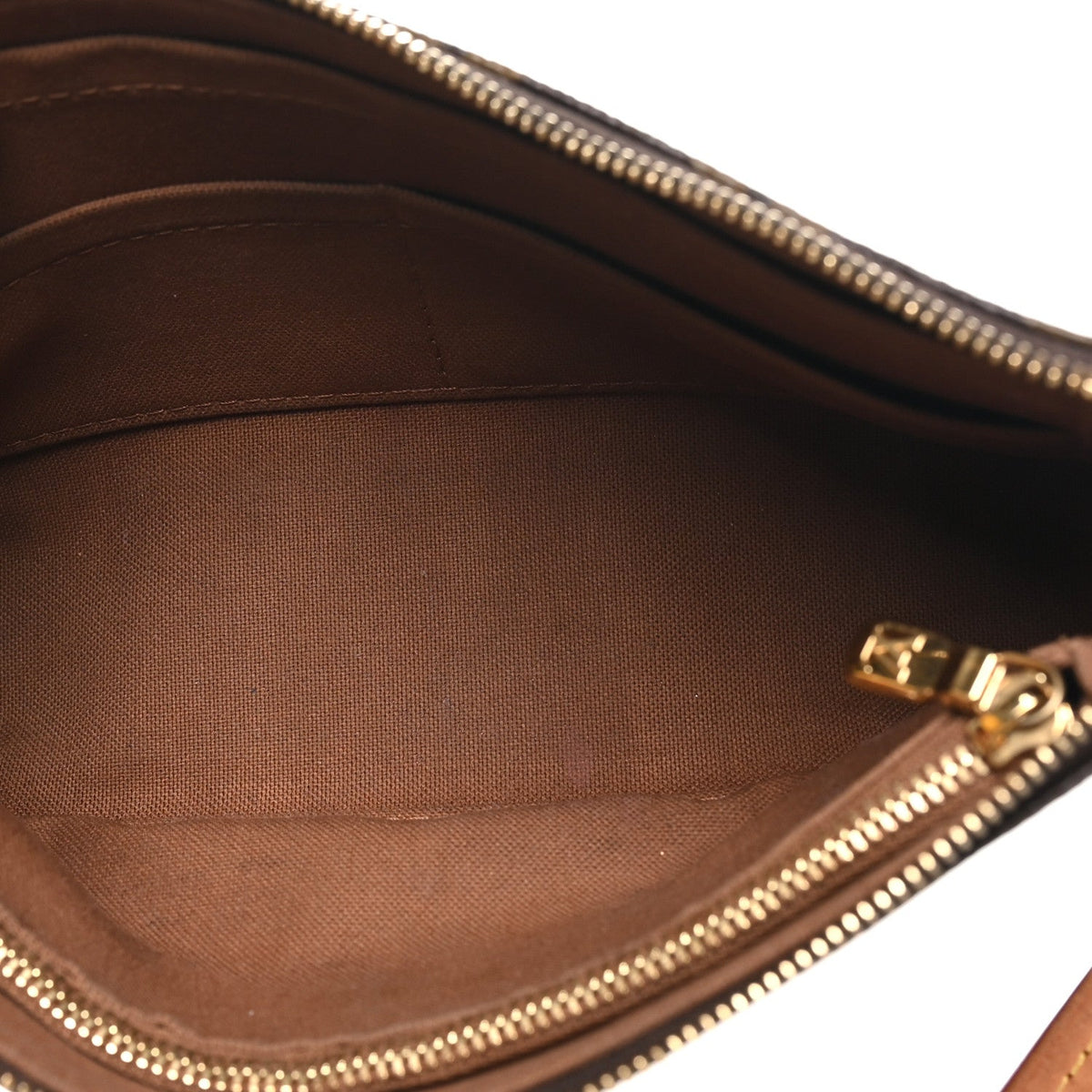 Louis Vuitton Monogram Pochette Accessories Brown