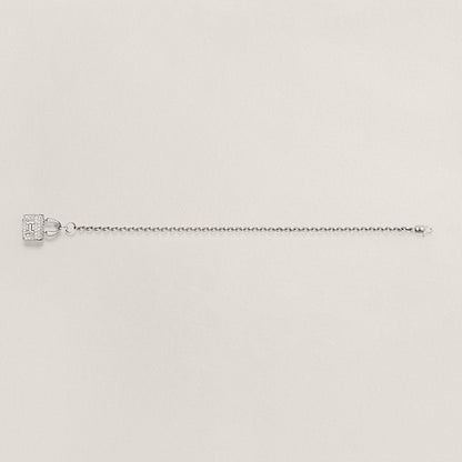 18K Gold Diamond Hermes Amulettes Constance Bracelet
