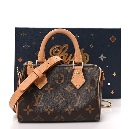 Louis Vuitton Monogram Nano Speedy Bandouliere