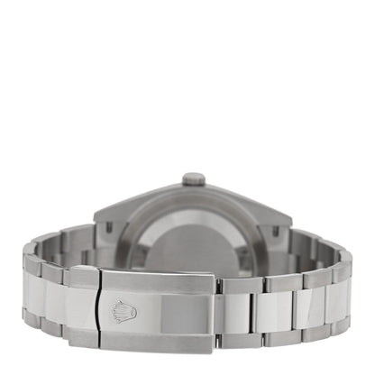 Rolex Stainless Steel 41mm Oyster Perpetual Datejust Watch Slate 126300