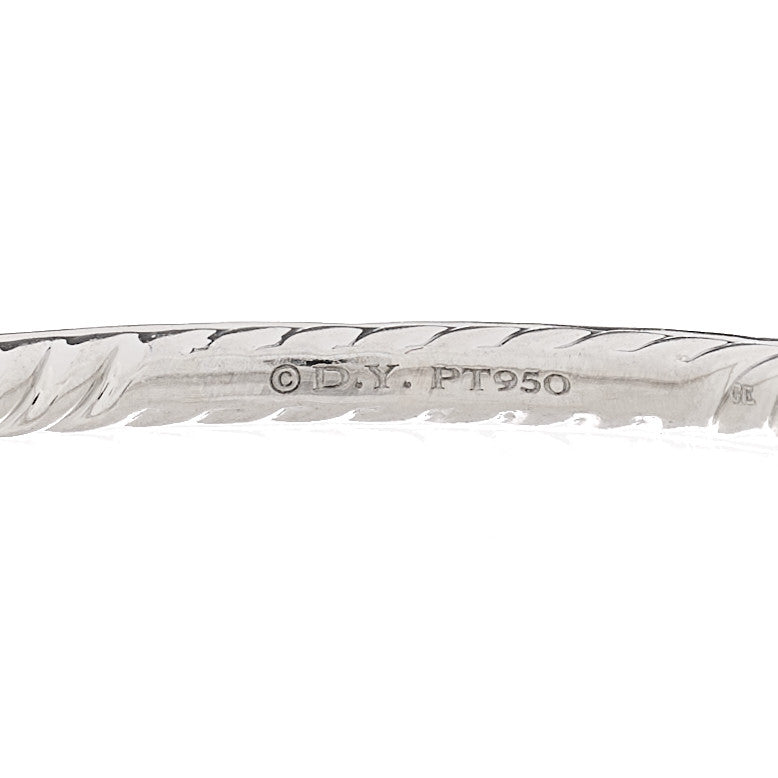 David Yurman Platinum 1.85mm Eden Eternity Band Ring