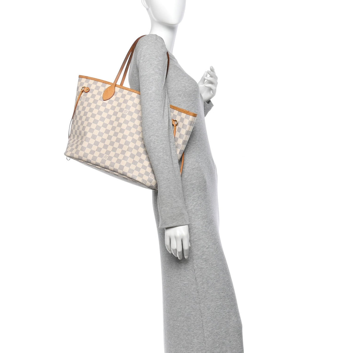 Louis Vuitton Damier Azur Neo Neverfull MM Rose Ballerine 1982992