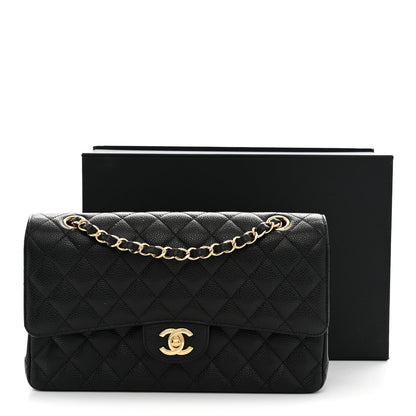 Chanel Caviar Quilted Medium Double Flap Black 1982984